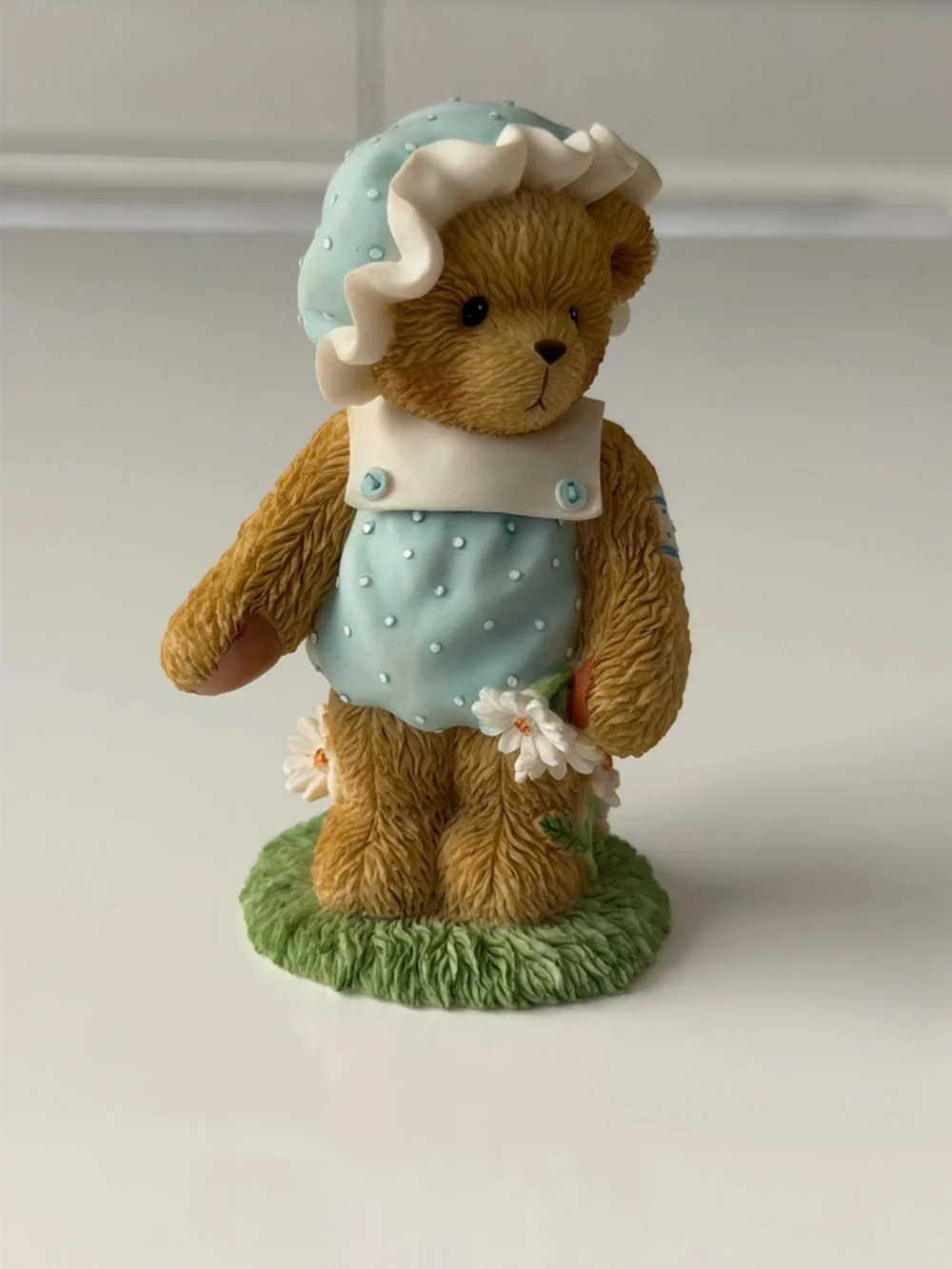 🧸 Cherished Teddies Enesco Bear Figurine - “Thanks For Picking My Daisy”